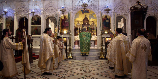 Christian community in Damascus celebrates Palm Sunday