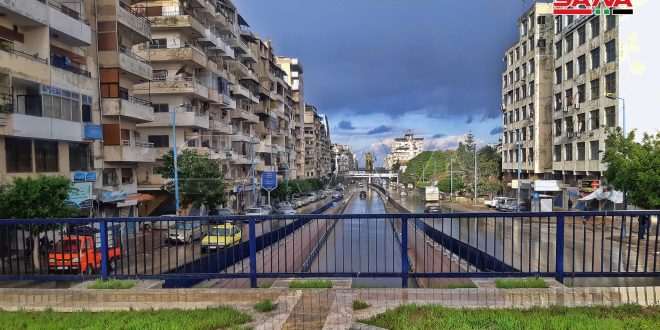 Intensas lluvias en Latakia, la mayor ciudad costera en Siria