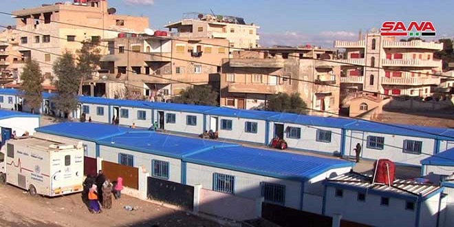 Abren nuevo centro en Hasakeh para albergar a desplazados por bombardeos de la aviación norteamericana