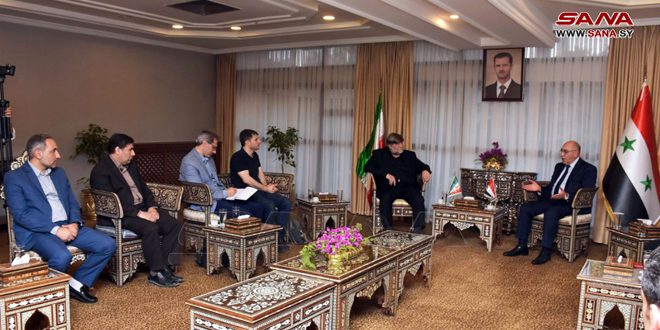 Conversaciones sirio-iraníes sobre la activación de la cooperación industrial y económica