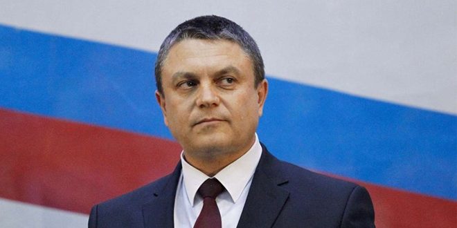 Pasechnik agradece a Siria su decisión de reconocer las repúblicas de Luhansk y Donetsk