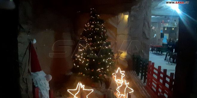 Carnaval en Homs con motivo de la Navidad y el Año Nuevo