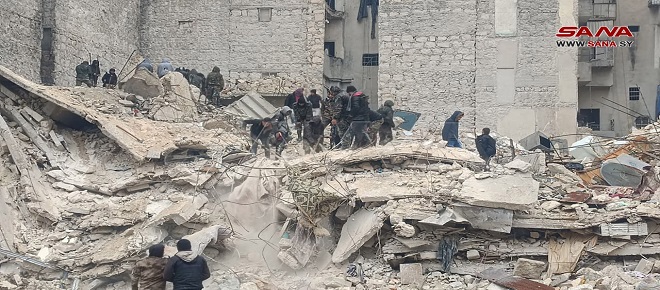 812 muertos y 1449 heridos por el terremoto que sacudió Siria y la cifra podría aumentar