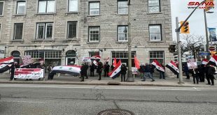 Acto de solidaridad con Siria en Ottawa, Canadá