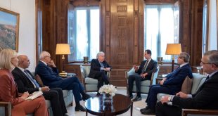 Presidente al-Assad aborda con Griffiths los esfuerzos de recuperación de secuelas del terremoto
