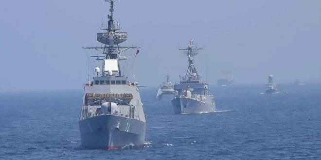 Rusia, China e Irán finalizan con éxito maniobras navales conjuntas
