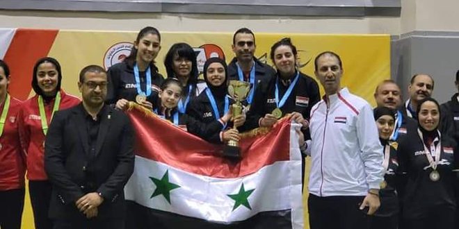 Jóvenes sirias ganan primer lugar en Campeonato de Asia Occidental para Tenis de Mesa