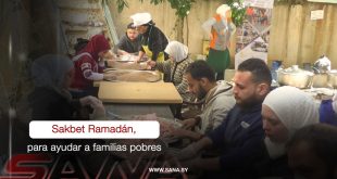 Sakbet Ramadán iniciativa para preparar comida a familias pobre en Siria