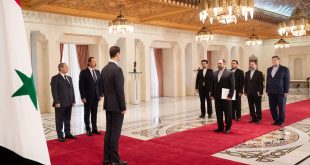 Presidente Al-Assad recibe credenciales del nuevo Embajador de Irán