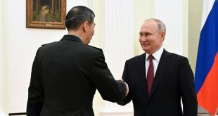Putin repasa con ministro de Defensa chino fortalecimiento de la cooperación militar