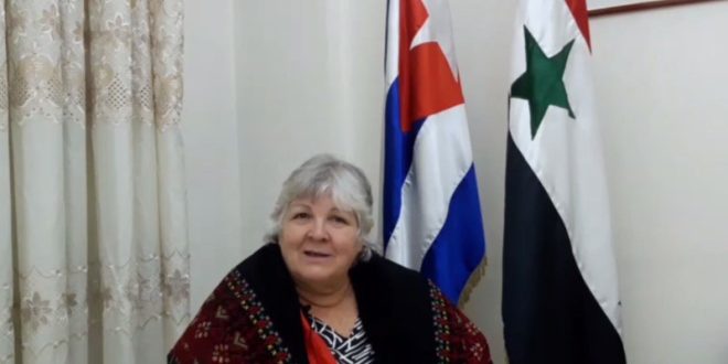 VÃ­deo| Hija del Che dirige mensaje al pueblo sirio