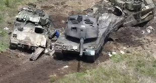 La masacre de tanques alemanes Leopard-2 en Zaporiyia