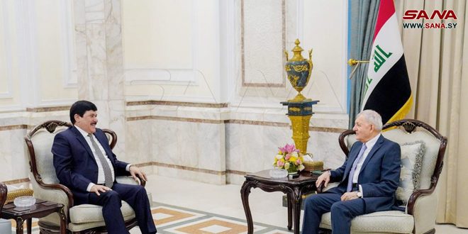 Presidente iraquí destaca importancia de la cooperación con Siria