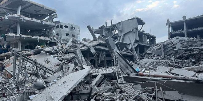 Destruidas más de 13.000 viviendas por la actual agresión israelí contra la Franja de Gaza