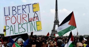 Miles de franceses salen a las calles en apoyo a Palestina