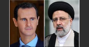 Presidentes de Siria llama a su homólogo iraní y ofrece consolencia por víctimas de ataque israelí