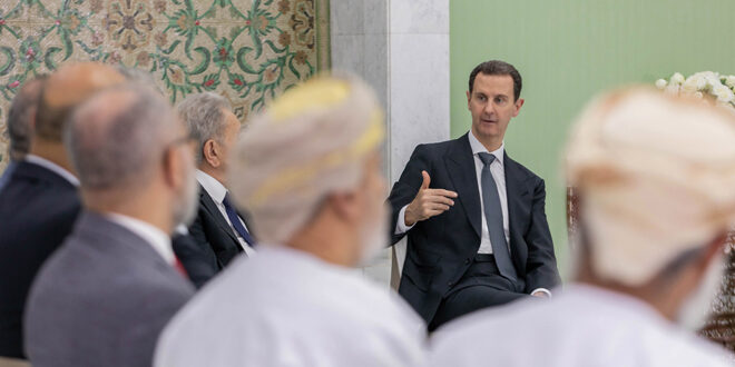 Presidente sirio recibe una delegación de la Unión de Ingenieros Árabes