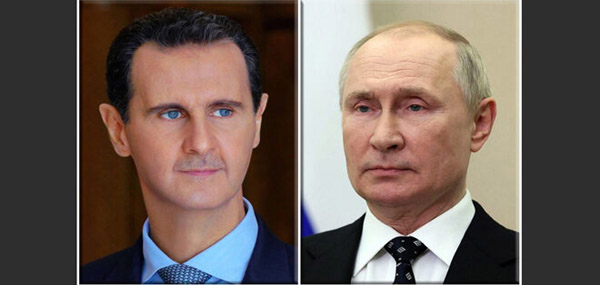 Presidentes Al-Assad y Putin intercambian felicitaciones por 80 aniversario las relaciones entre Siria y Rusia