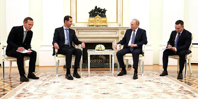 Presidente sirio visita Rusia y se reúne con Putin