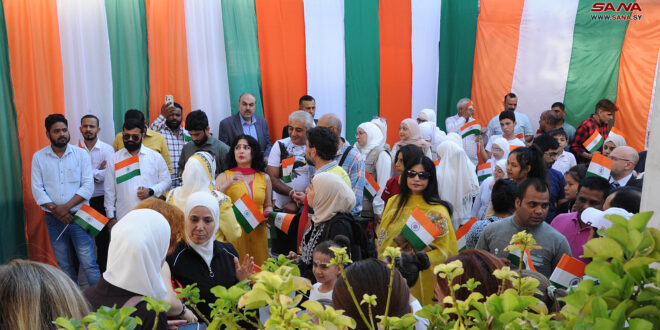 Celebran en Siria el 78 aniversario de la independencia de la India