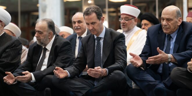 Presidente Al-Assad presente en la ceremonia en conmemoración del natalicio del Protesta Mahoma