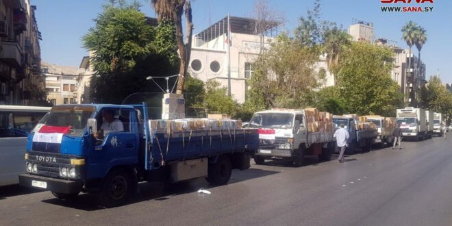 Siria envía un convoy de ayuda médica a Líbano