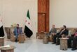 Presidente Al-Sharaa recibe a miembros del comité encargado de investigar y esclarecer los hechos en la costa siria