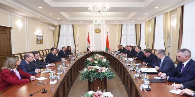 نخست وزیر بلاروس: آماده تقویت روابط با سوریه هستیم