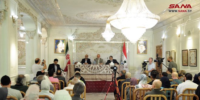 برگزاری یک همایش با عنوان”ازبین رفتن اسرائیل حتمی است”در رايزنی فرهنگی ایران در دمشق