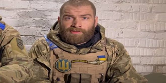 اذعان یک افسر اسیر اوکراینی به حضور شبه نظامیان خارجی در کارخانه آزوفستال در ماریوپل