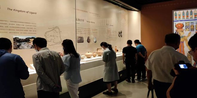 کتابخانه ملی پکن میزبان نمایشگاهی از آثار باستانی سوریه است