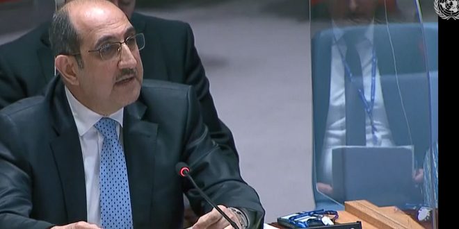 سخنان صباغ در نشست شورای امنیت سازمان ملل متحد در مورد تحولات سیاسی سوریه