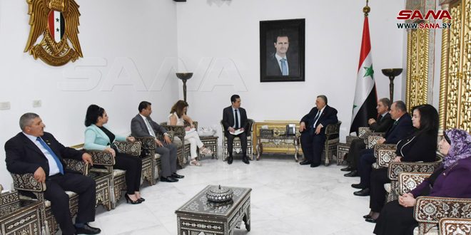 دیدار حموده صباغ با سفیر برزیل در دمشق/ تاکید بر اهمیت تقویت روابط پارلمانی دو کشور