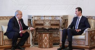 رئیس جمهور بشار اسد رمطان لعمامره وزیر امور خارجه الجزایر  را به حضور پذیرفت 25-7-2022