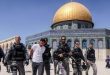 جلوگیری از ورود فلسطینی ها به مسجد اقصی توسط نیروهای اشغالگر