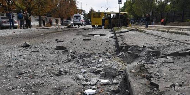 کشته شدن هفت نفر در بمباران اوکراین به اراضی دونتسک