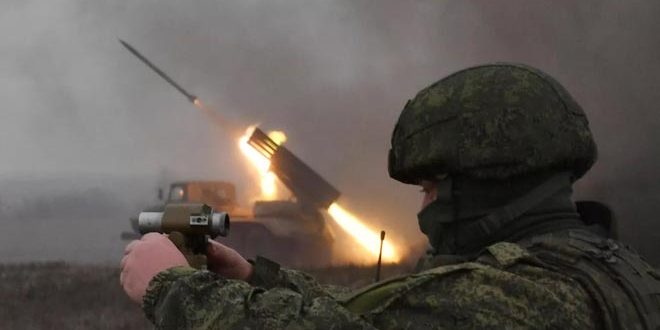 کشته شدن بیش از 200 سرباز  و انهدام خودروهای نظامی اوکراینی توسط ارتش روسیه