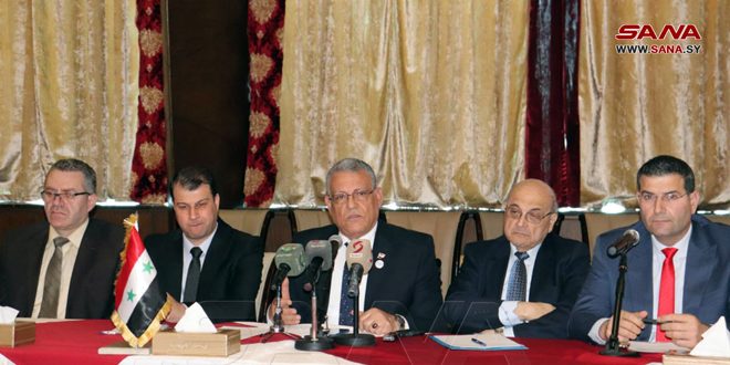 نشست سوریه و لبنان برای حل مشکلات و مشکلات مبادله محصولات کشاورزی و جریان آن بین دو کشور