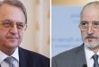 گفتگوی بوگدانوف و الجعفری در مورد همکاری های چند جانبه روسیه و سوریه