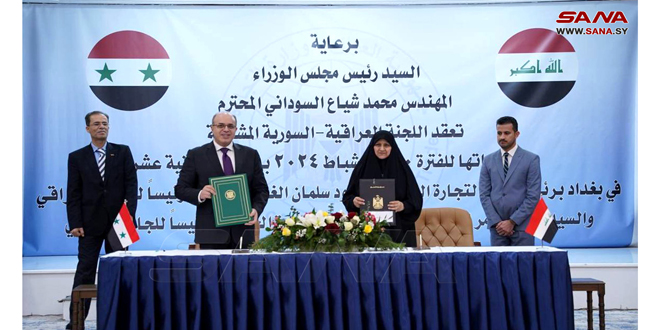 امضای 4 یادداشت تفاهم و یک پروتکل الحاقی میان سوریه و عراق