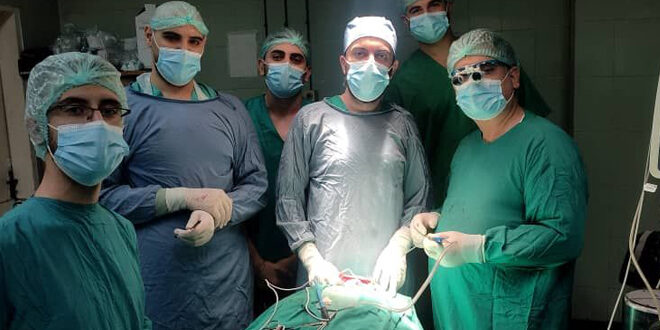 عمل جراحی ظریف در بیمارستان الباسل طرطوس جان دختر 14 ساله را نجات داد 19-7-2024