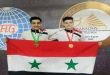 Deux médailles pour la Syrie au championnat international des Pharaons