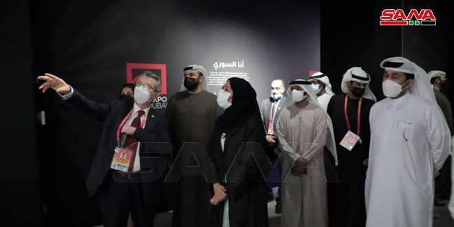 Une délégation émiratie visite le pavillon syrien à Expo 2020 Dubaï
