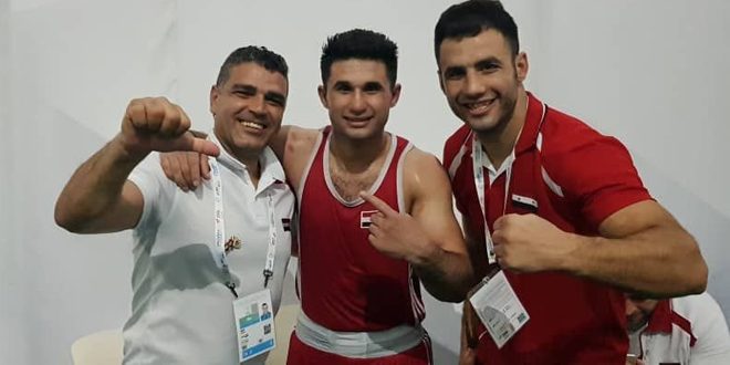 Le boxeur syrien Ahmad Ghossoun remporte une médaille d’or au tournoi des jeux méditerranéens