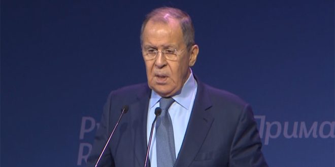 Lavrov : Nous poursuivrons nos efforts pour préserver la souveraineté, l’unité et l’indépendance des territoires syriens