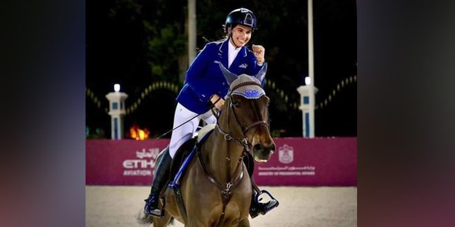 La cavalière Aya Hamcho remporte le prix de la meilleure cavalière au championnat « Baden Classics »
