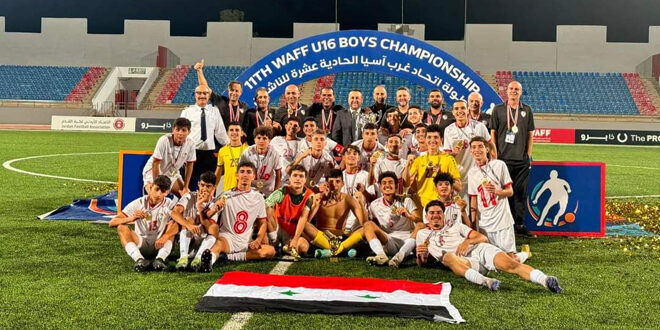 La sélection syrienne junior de football est championne d’Asie ouest en battant son homologue saoudienne