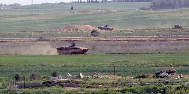 הכוחות הישראליים תקפו את החקלאים הפלסטינים