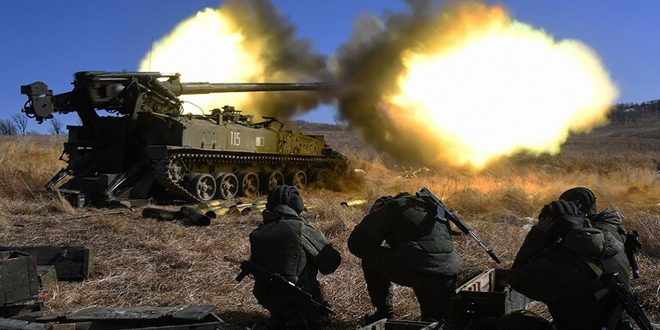 הצבא הרוסי משמיד יחידה אוקראינית של תותחים האותזר מתוצרת ארה”ב