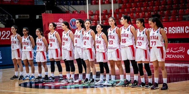 נבחרת גברות סוריה בכדורסל הביסה את נבחרת סמואה